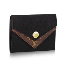 Louis Vuitton Double V Compact Portafoglio M64420 Pelle Taurillon
