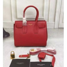 Saint Laurent Borsa Sac De Jour Piccola Rossa 22cm