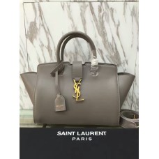 Borsa tote YSL Downtown Cabas 30 cm grigia