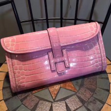 Pochette Hermes Jige 29cm Cocco Rosa