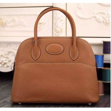 Borsa Hermes Bolide 31 cm Togo in pelle marrone