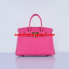 Hermes Birkin 30 cm Togo borse in pelle rosa dorato