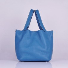 Borsa Hermes in pelle di vitello 8616 blu