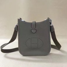 Borsa Hermes Mini Evelyne TPM Elefante Grigio