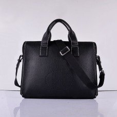 Hermes Pelle Di Vitello 8078 Borsa A Mano Argento Nero