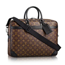 Louis Vuitton M40224 Porte-Documents Voyage GM Cartella Monogram Macassar Canvas