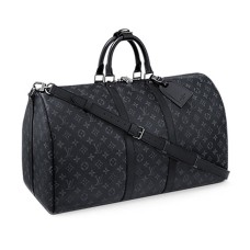 Louis Vuitton M40605 Keepall 55 Bandouliere Borsone Monogram Eclipse Canvas