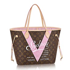 Louis Vuitton M41615 Neverfull MM Sydney Borsa a tracolla Monogram Canvas