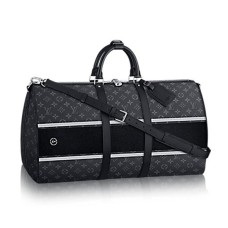Louis Vuitton M43413 Keepall 45 Bandouliere Borsone Monogram Eclipse Canvas