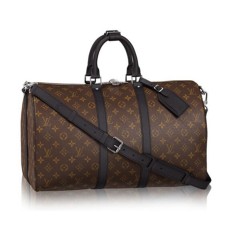 Louis Vuitton M56711 Keepall Bandouliere 45 Borsone Monogram Macassar Canvas