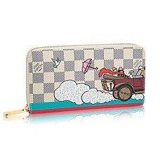 Louis Vuitton Portafoglio Zippy N61241 Evasion Damier Azur Canvas