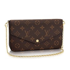 Louis Vuitton M61276 Pochette Felicie Catena Portafoglio Monogram Tela