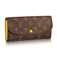 Louis Vuitton M61535 Emilie Portafoglio Monogram Tela
