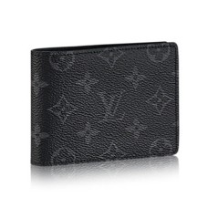 Louis Vuitton M61695 Portafoglio multiplo Monogram Eclipse Canvas