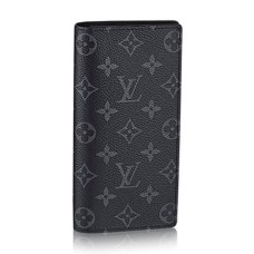 Louis Vuitton M61697 Brazza Portafoglio Monogram Eclipse Canvas