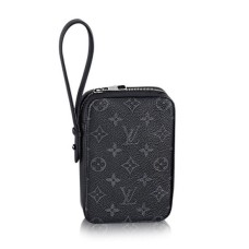 Louis Vuitton M61872 Box Clutch Monogram Eclipse Canvas