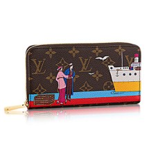 Louis Vuitton M62135 Zippy Portafoglio Monogram Tela