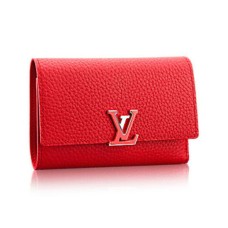 Louis Vuitton M62158 Capucines Portafoglio compatto in pelle Taurillon