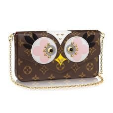 Louis Vuitton M62415 Pochette Felicie Portafoglio con catena Monogram Canvas