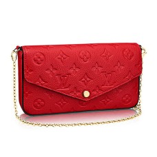 Louis Vuitton M64065 Pochette Felicie Catena Portafoglio Monogram Empreinte Pelle