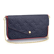 Louis Vuitton M64099 Pochette Felicie Catena Portafoglio Monogram Empreinte Pelle