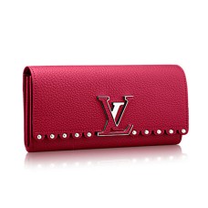 Louis Vuitton Portafoglio Capucines M64104 in pelle Taurillon