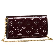 Louis Vuitton Portafoglio con catena M90088 Monogram Vernis