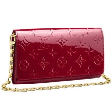 Louis Vuitton Portafoglio con catena M90091 Monogram Vernis