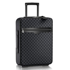 Louis Vuitton N23299 Pegase 55 Valigia a rotelle Damier Graphite Canvas