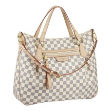 Borsa a tracolla Louis Vuitton N41133 Evora MM Tela Damier Azur