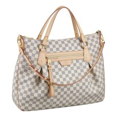 Borsa a tracolla Louis Vuitton N41134 Evora GM Tela Damier Azur