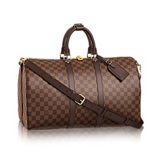 Louis Vuitton M41418 Keepall Bandouliere 45 Borsone Damier Ebene Canvas