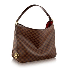 Louis Vuitton N41459 Deliziosa PM Hobo Bag Damier Ebene Canvas
