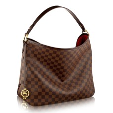 Louis Vuitton N41460 Deliziosa MM Hobo Bag Damier Ebene Canvas