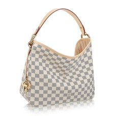 Louis Vuitton N41462 Deliziosa PM Hobo Bag Damier Azur Canvas