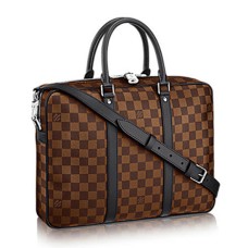 Louis Vuitton N41466 Porte-Documents Voyage PM Valigetta Damier Ebene Canvas
