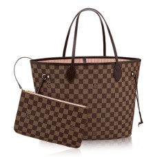 Louis Vuitton N41603 Neverfull MM Borsa a tracolla Damier Ebene Canvas