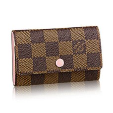 Louis Vuitton N41624 6 Portachiavi Damier Ebene Canvas