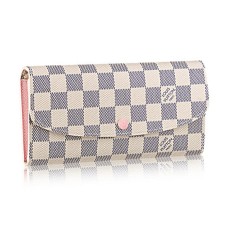 Louis Vuitton N41625 Emilie Portafoglio Damier Azur Canvas