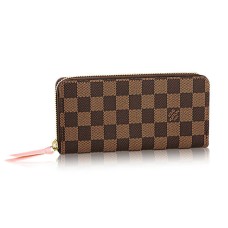 Louis Vuitton N41626 Clemence Portafoglio Damier Ebene Canvas