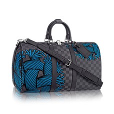 Louis Vuitton N41700 Keepall Bandouliere 45 Borsone Damier Graphite Canvas