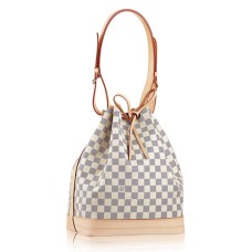 Borsa a tracolla Louis Vuitton N42222 Noe in tela Damier Azur