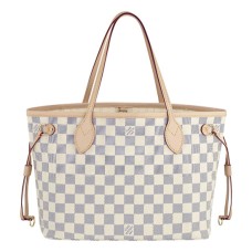 Louis Vuitton N51110 Neverfull PM Borsa a tracolla Damier Azur Canvas