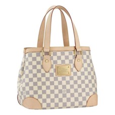 Borsa a tracolla Louis Vuitton N51207 Hampstead PM Tela Damier Azur