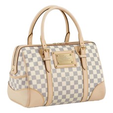 Borsa tote Louis Vuitton N52001 Berkeley in tela Damier Azur