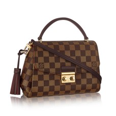 Louis Vuitton N53000 Croisette Borsa a tracolla Damier Ebene Canvas