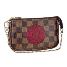 Louis Vuitton N58011 Mini Pochette Accessori Trunks Bag Damier Ebene Canvas