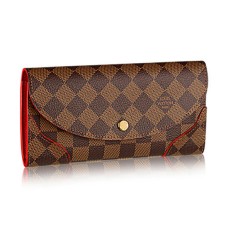 Louis Vuitton N61221 Caissa Portafoglio Damier Ebene Canvas