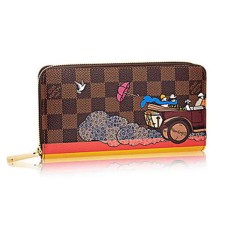 Louis Vuitton Portafoglio Zippy N61240 Evasion Damier Ebene Canvas