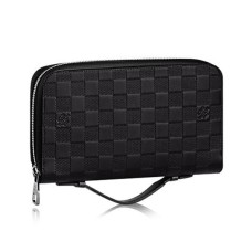 Louis Vuitton Portafoglio Zippy XL N61254 in pelle Damier Infini